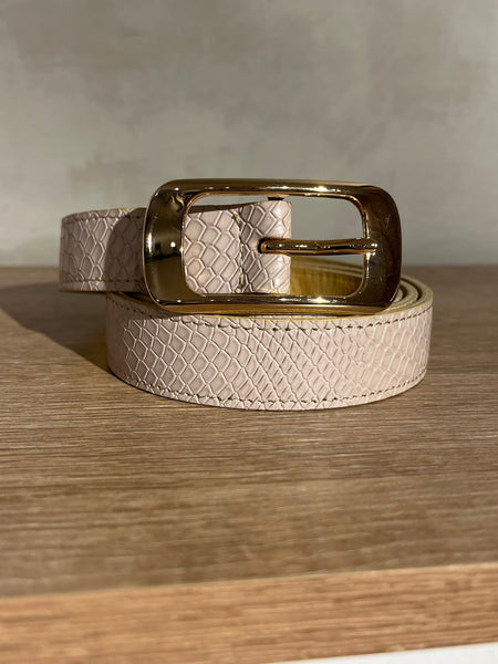 Cinturón Beige