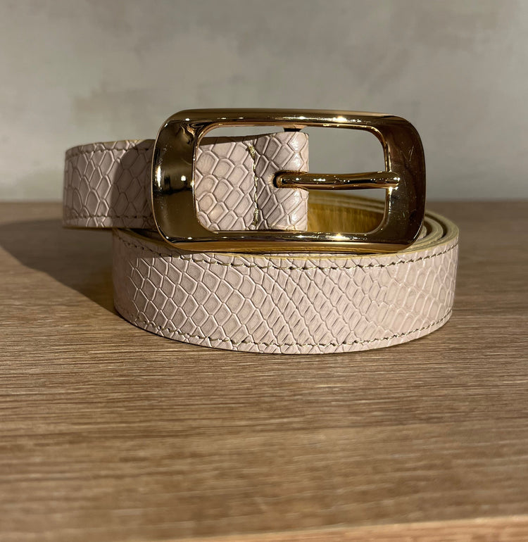 Cinturón Beige