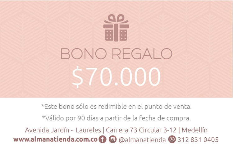Bono de Regalo
